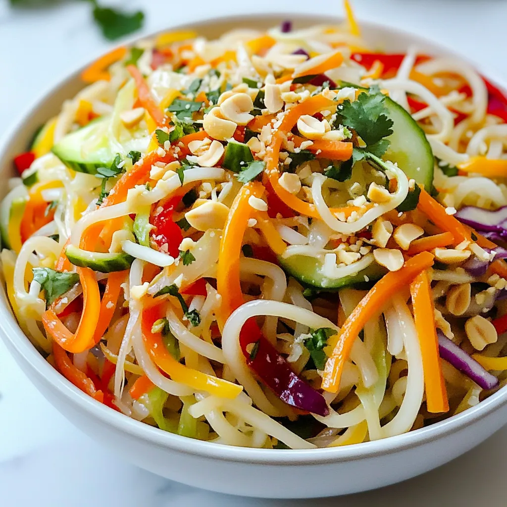 Spicy Thai Noodle Salad Fresh and Flavorful Delight