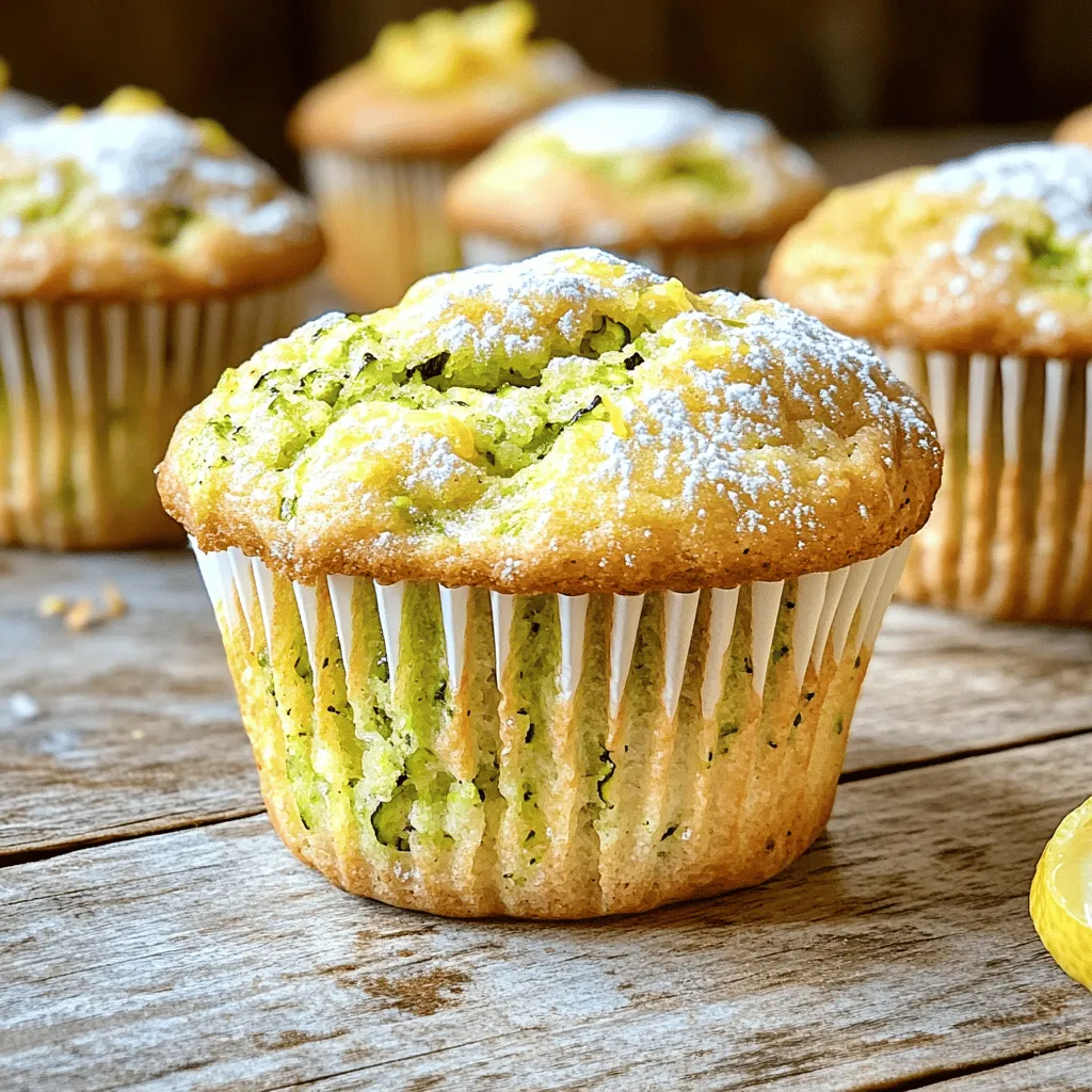 Zucchini Lemon Muffins Simple and Flavorful Recipe