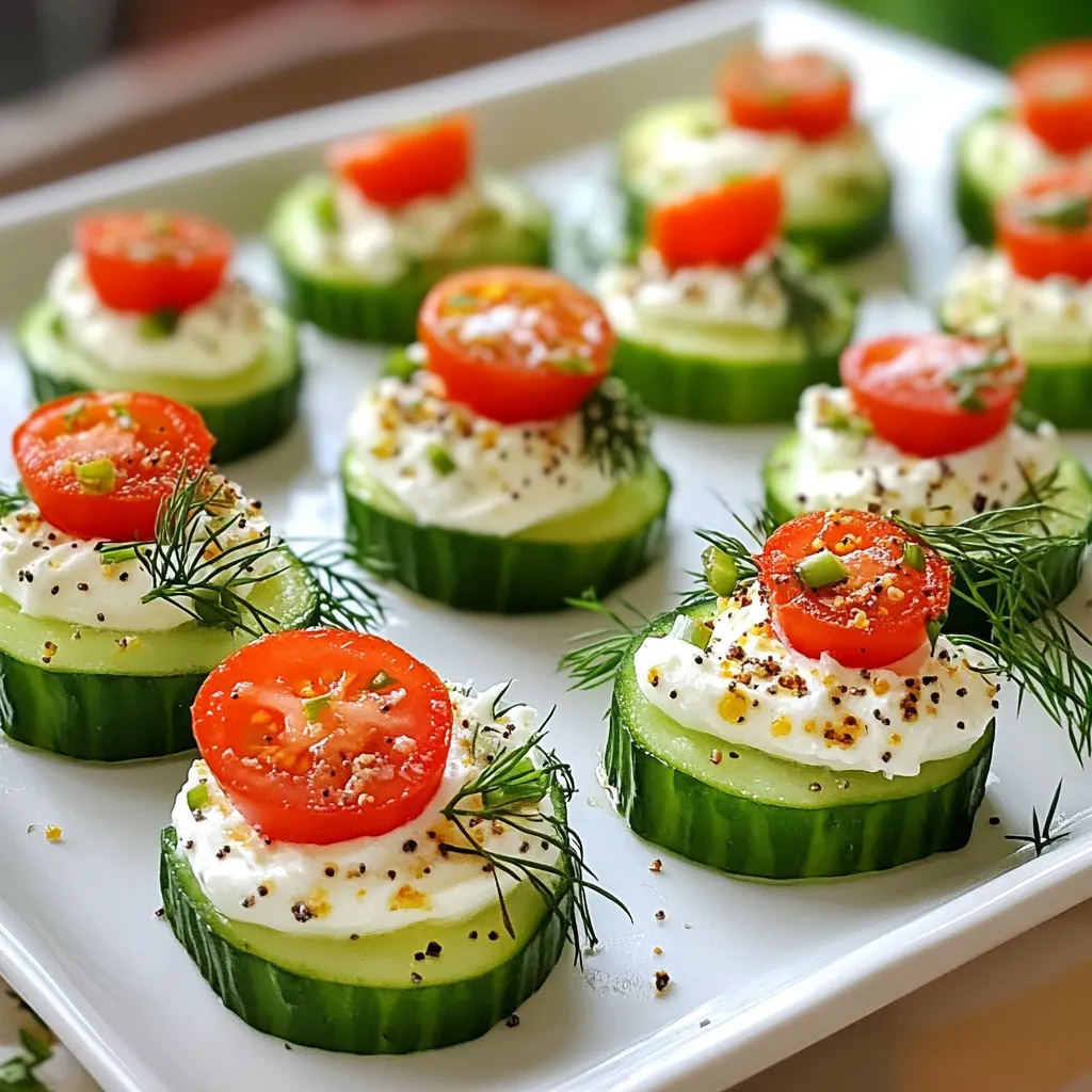 Everything Bagel Cucumber Bites Tasty and Easy Snack