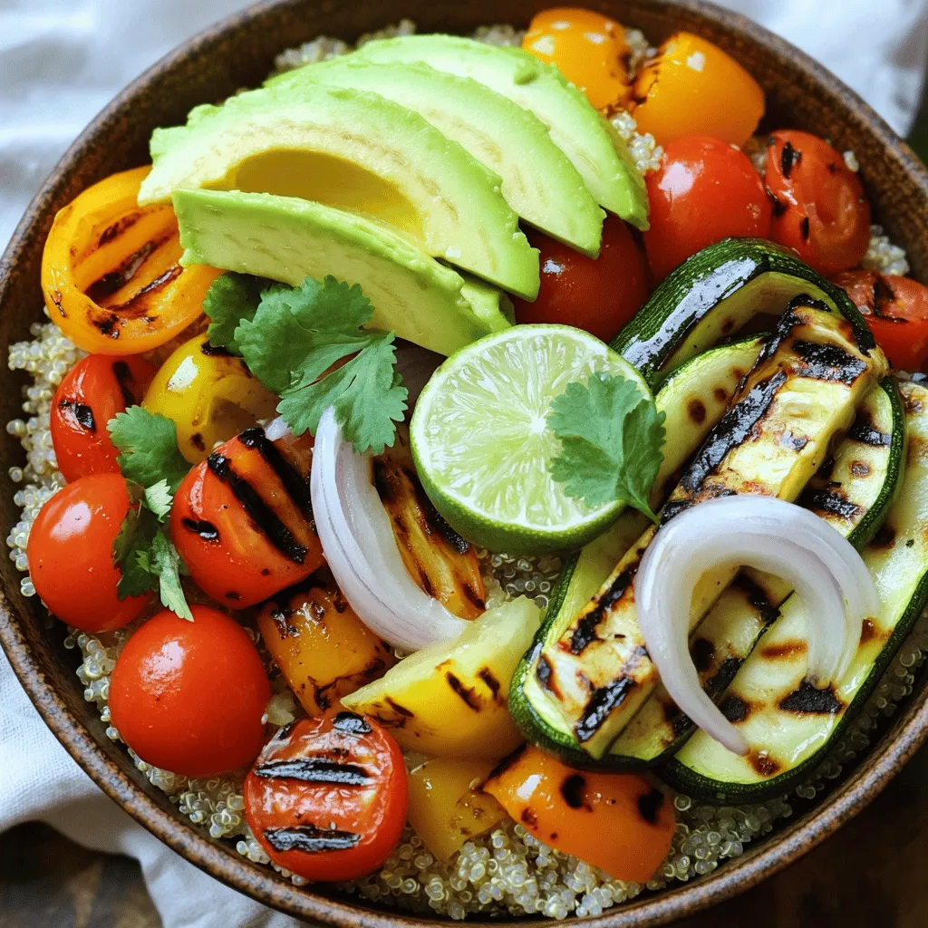 Grilled Veggie Quinoa Bowls Fresh and Flavorful Meal