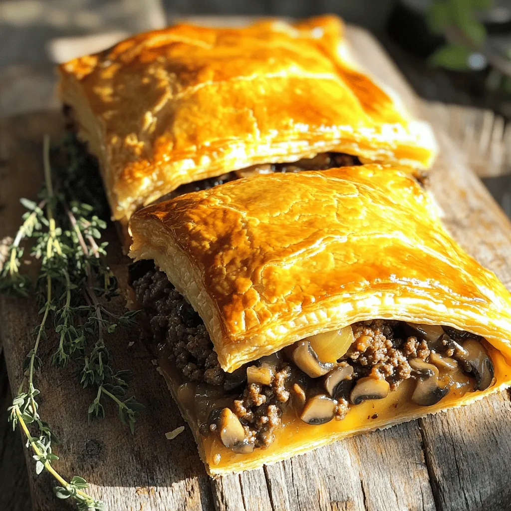 Savory Beef and Mushroom Pie Flavorful Comfort Dish