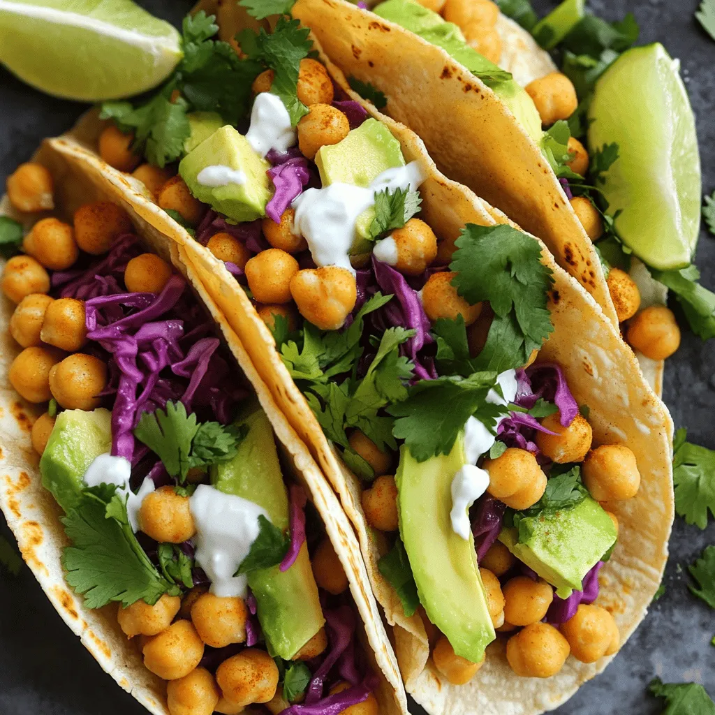 Crispy Chickpea Tacos Flavorful and Healthy Delight