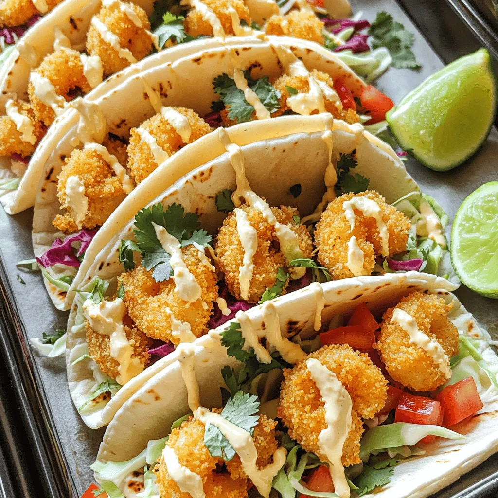 Air Fryer Bang Bang Shrimp Tacos Delicious and Crispy
