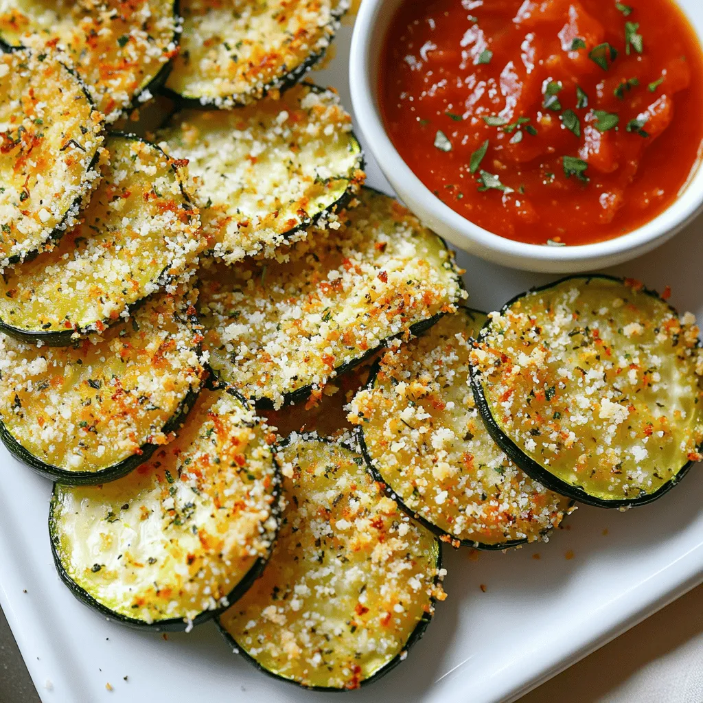 Crispy Baked Zucchini Coins Easy and Flavorful Snack