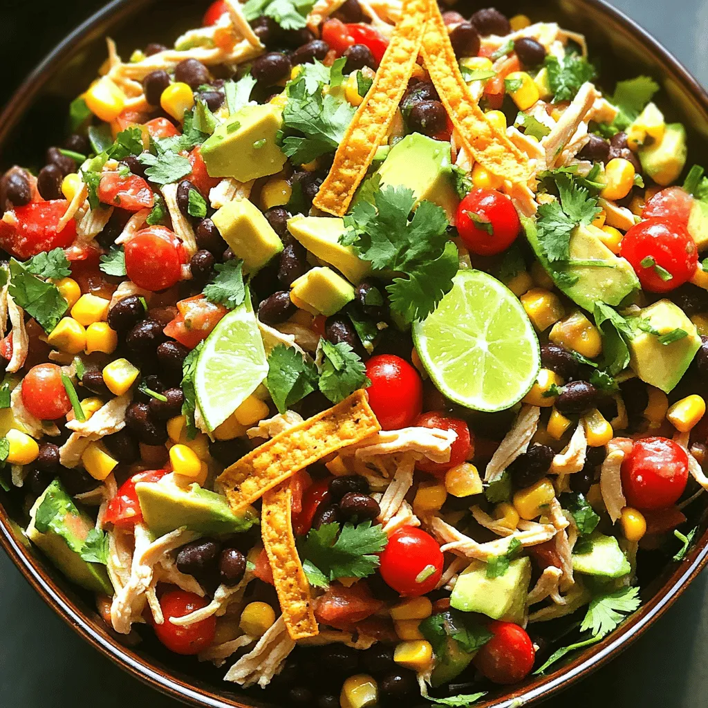 Southwest Chicken Salad Flavorful and Fresh Recipe