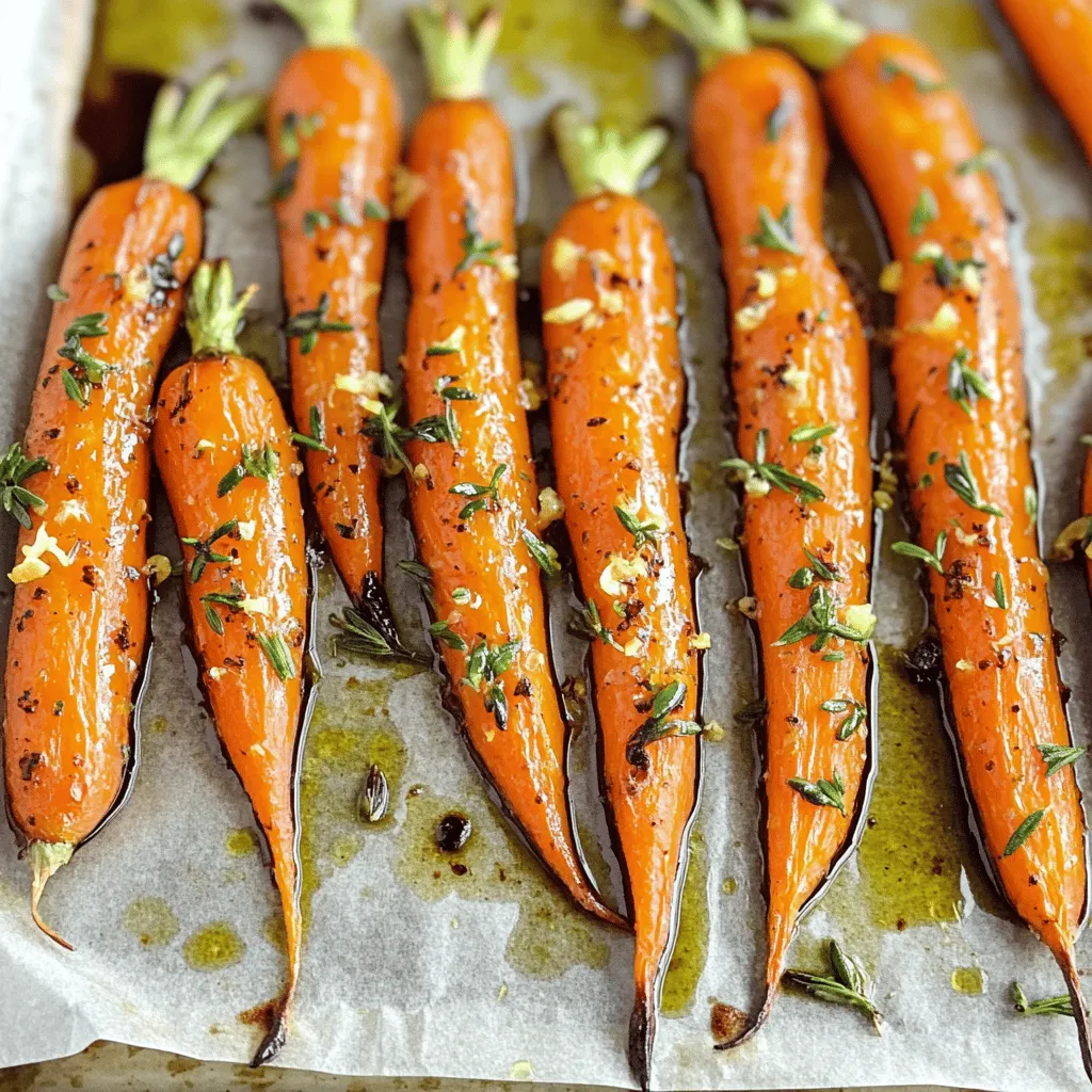 Garlic Herb Roasted Carrots Flavorful and Simple Dish