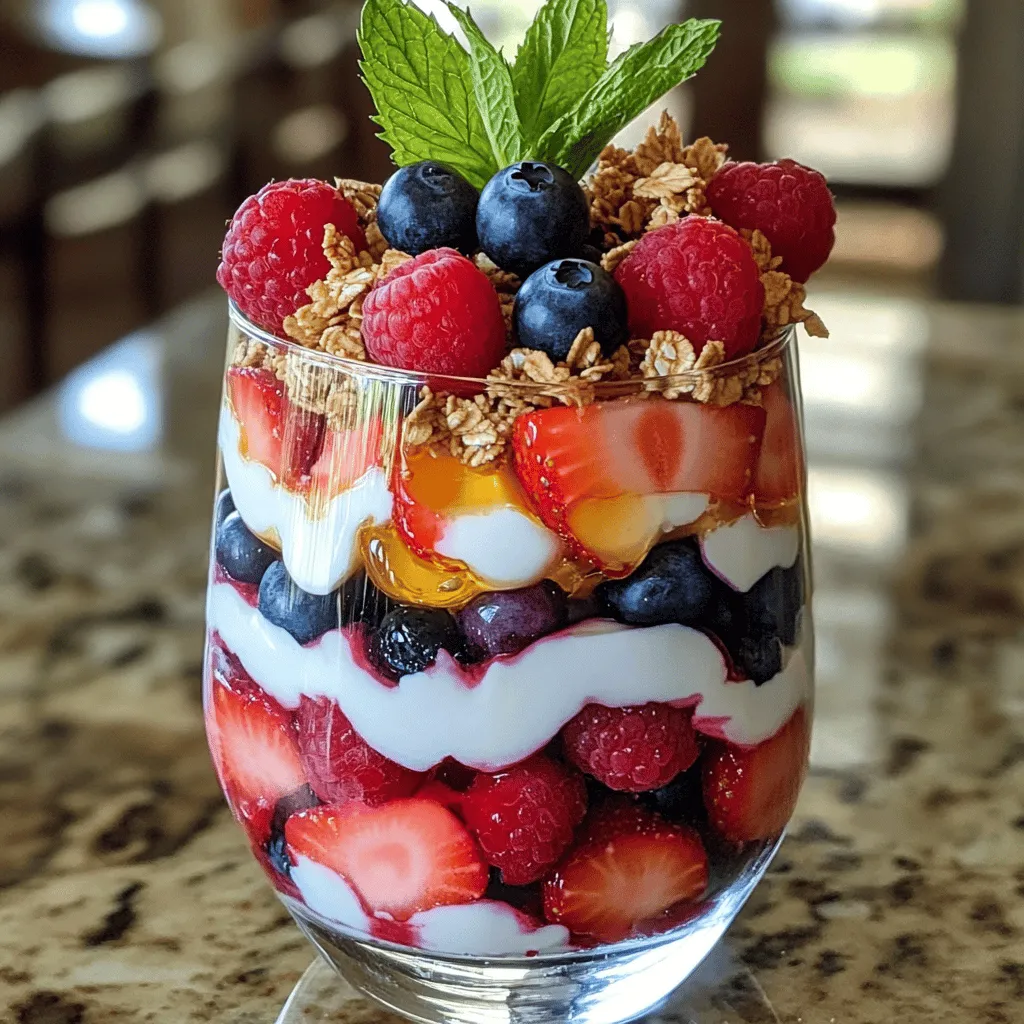 Spring Berry Parfait Fresh and Flavorful Delight