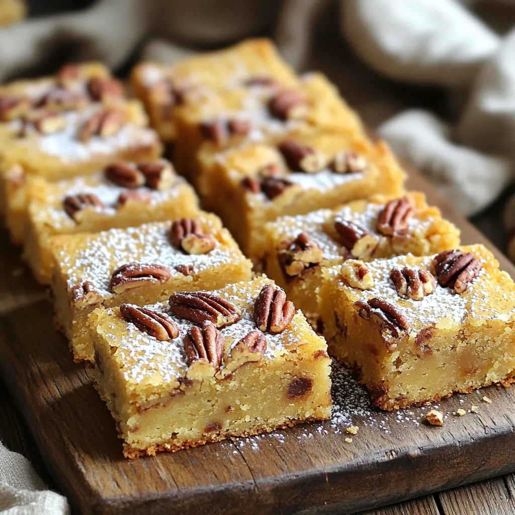 Maple Pecan Blondies Bakery Style Irresistible Treat