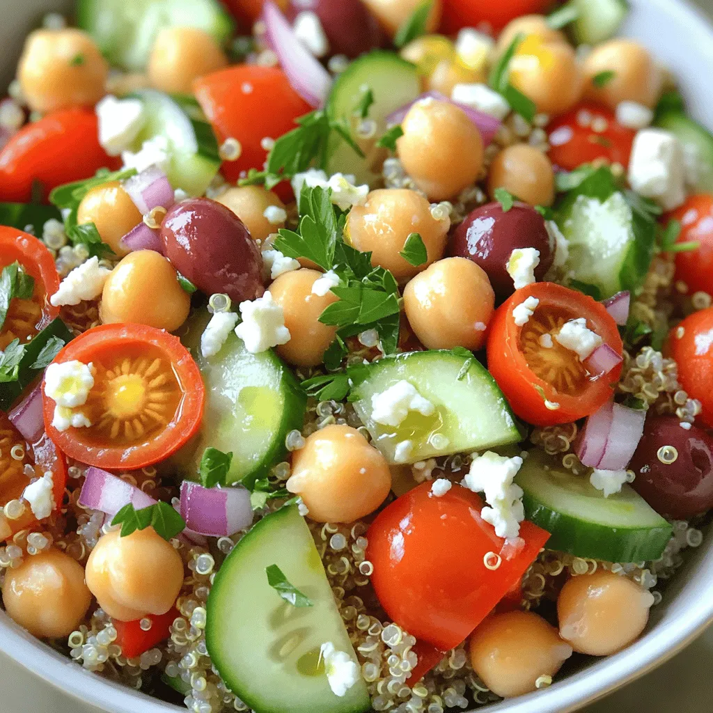 Mediterranean Quinoa Bowl Fresh and Flavorful Meal