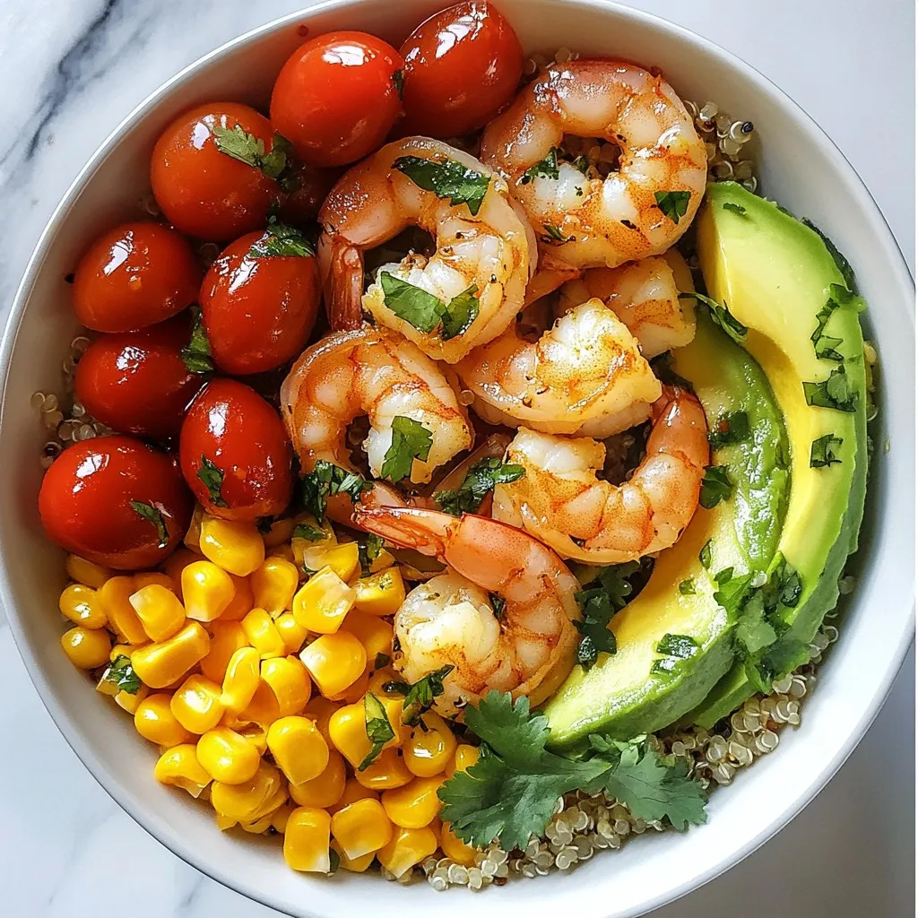 Cilantro Lime Shrimp Bowl Fresh and Healthy Recipe