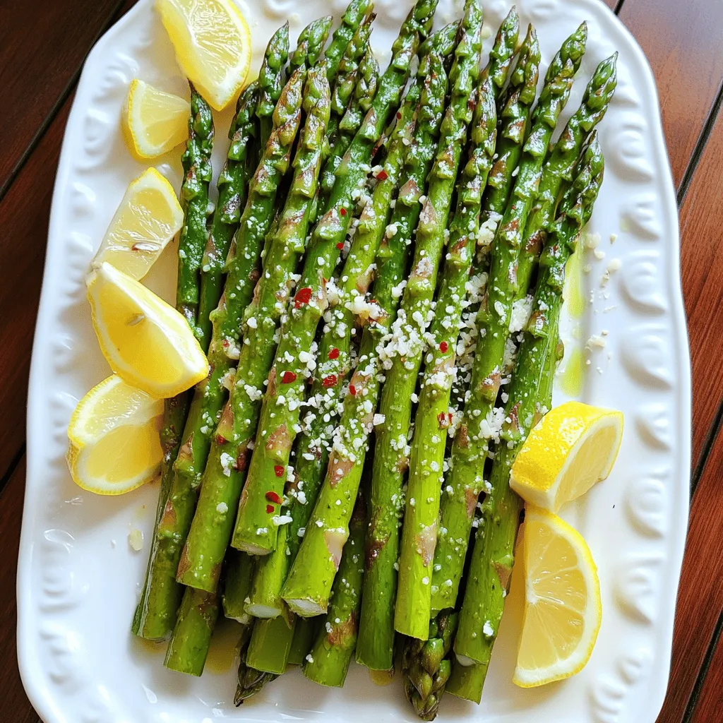 Lemon Garlic Asparagus Fresh and Flavorful Delight