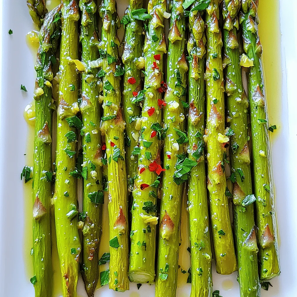 Lemon Garlic Roasted Asparagus Flavorful Veggie Dish