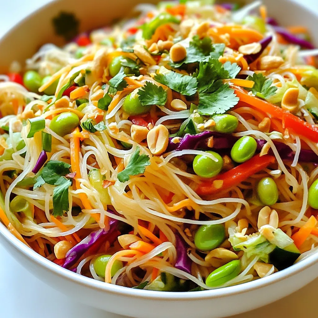 Thai Peanut Noodle Salad Fresh and Flavorful Delight