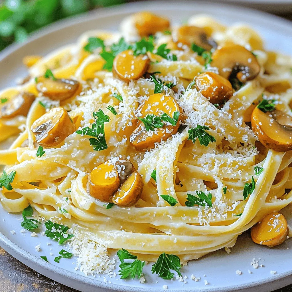 Garlic Butter Mushroom Pasta Simple and Tasty Recipe