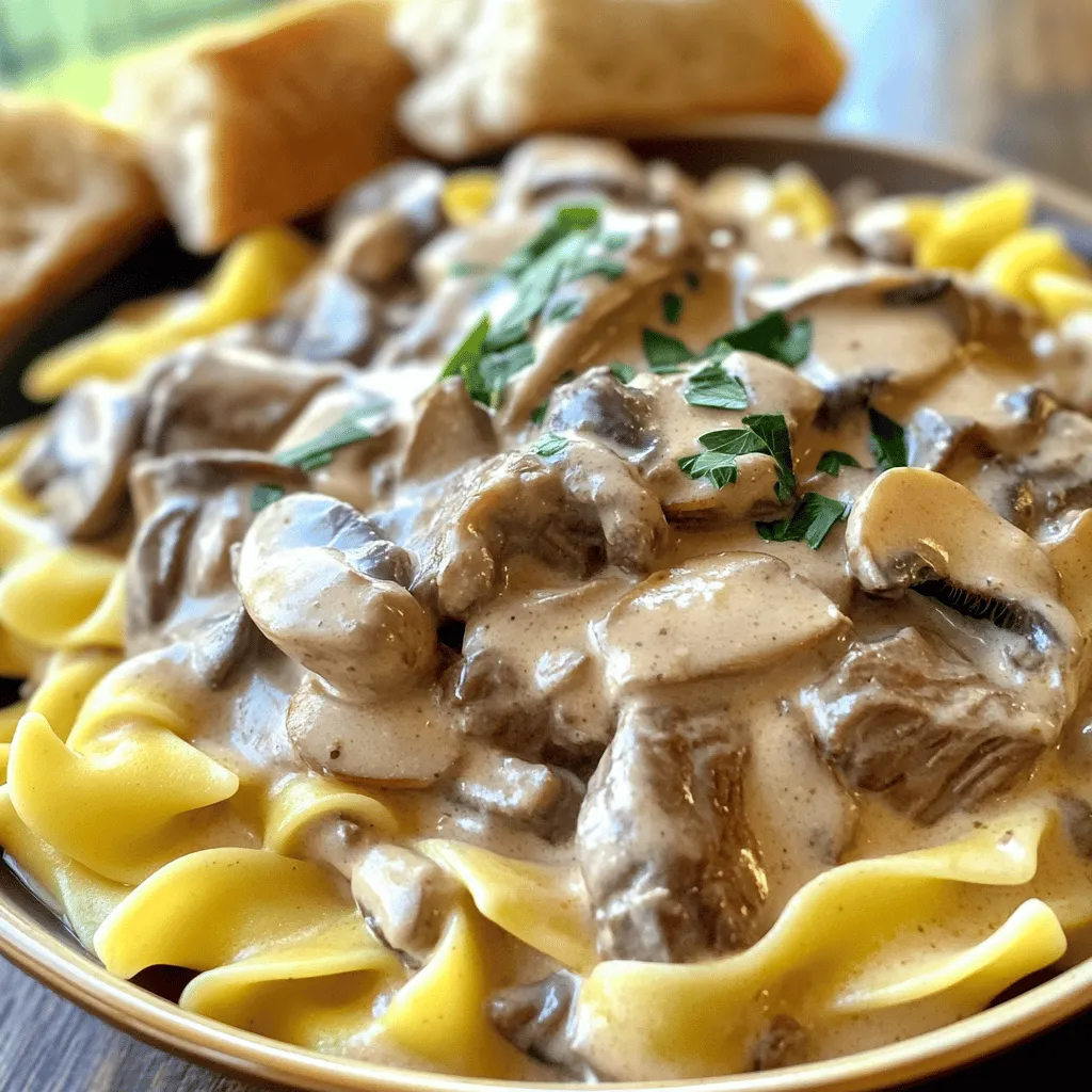 Classic Beef Stroganoff Hearty and Comforting Dish