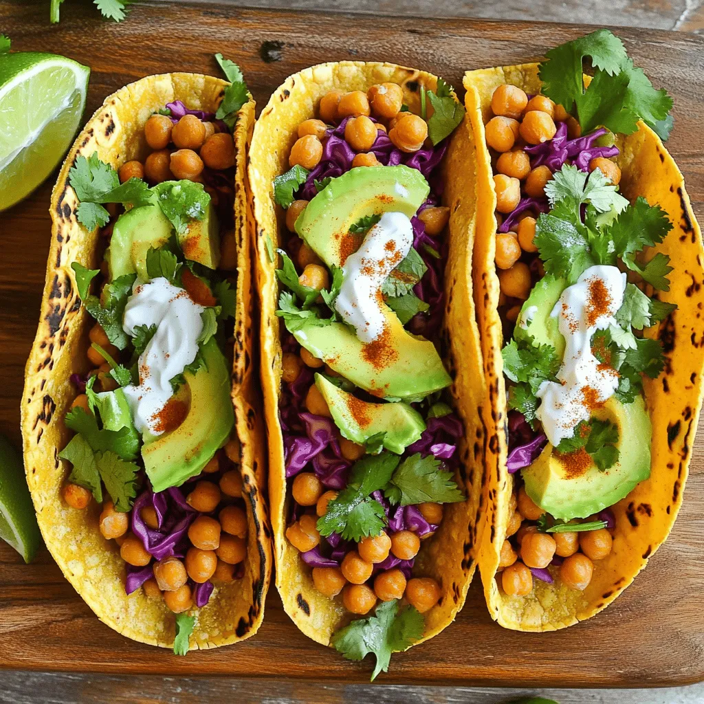 Crispy Chickpea Tacos Flavorful and Easy Recipe