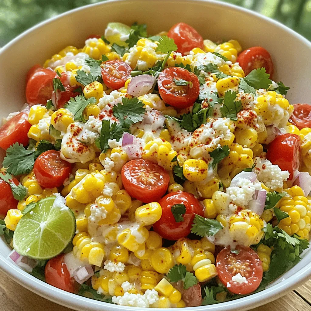 Mexican Street Corn Salad Flavorful and Easy Recipe