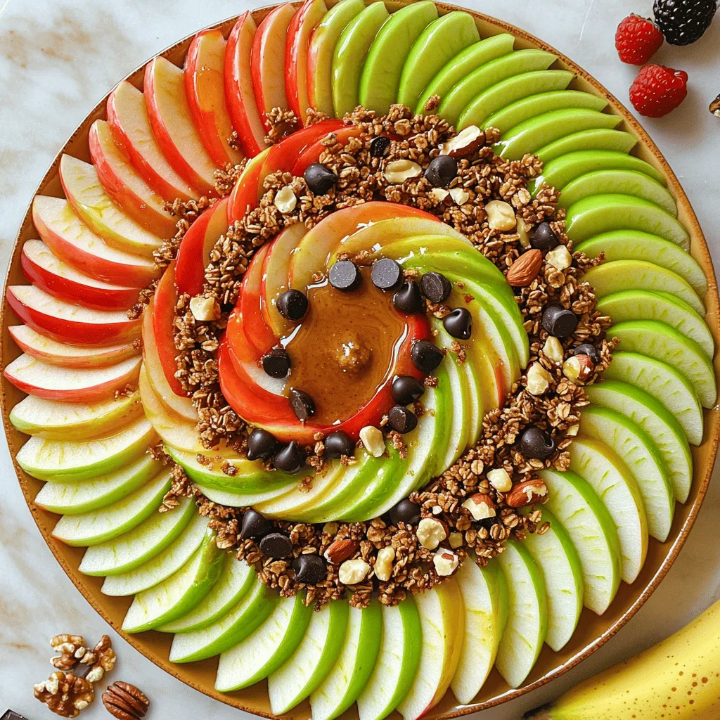 Healthy Apple Nachos Delectable and Easy Snack Idea