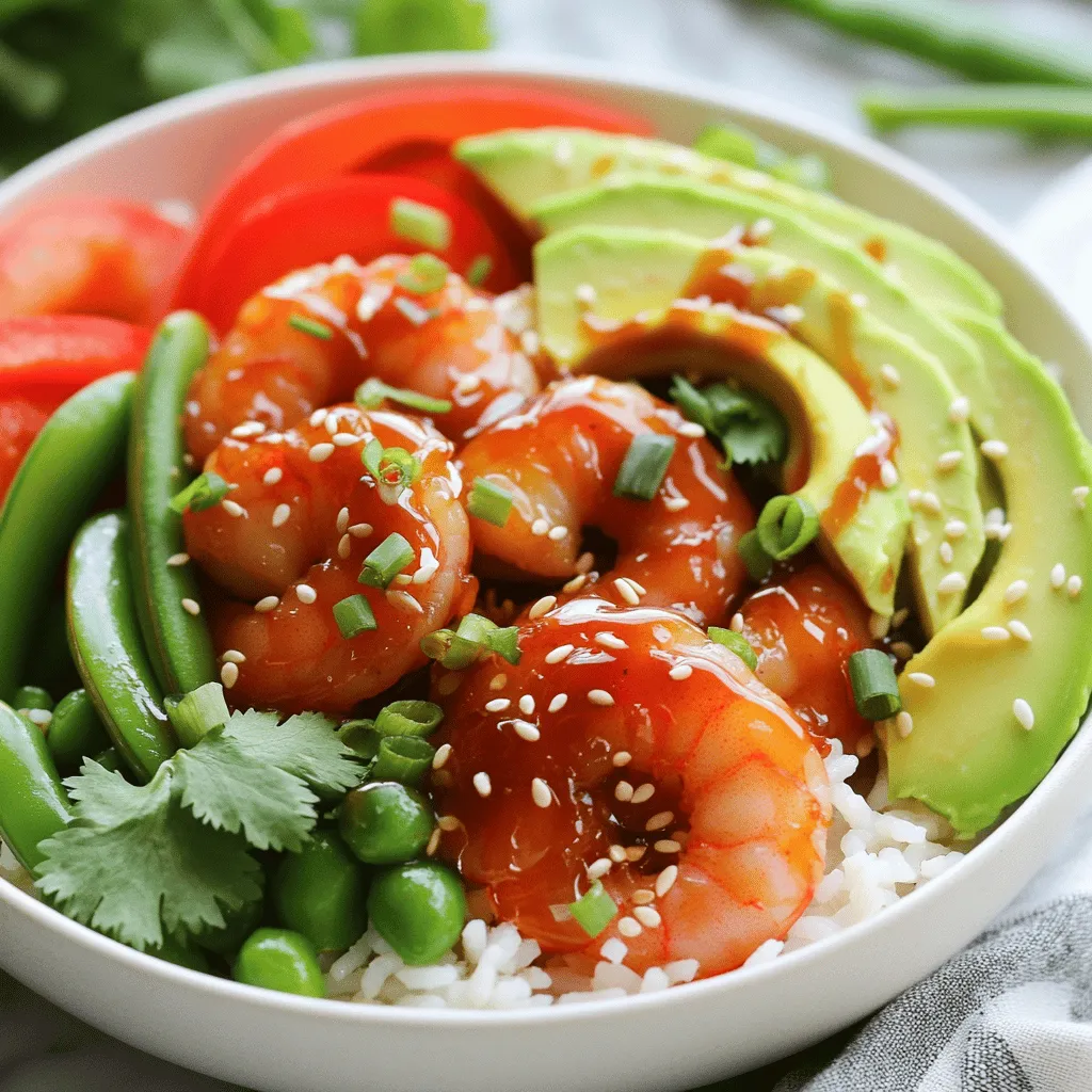 Sriracha Honey Shrimp Bowls Simple Flavorful Meal