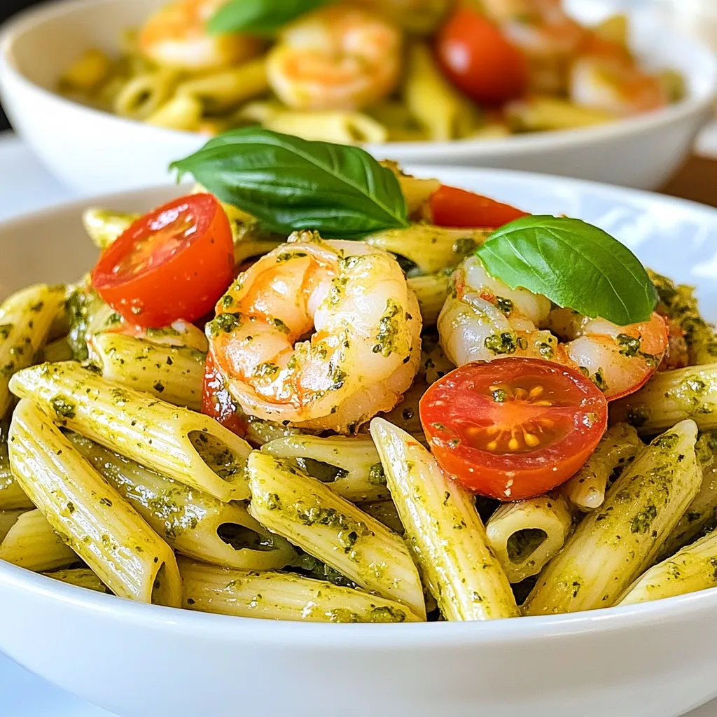 Pesto Shrimp Penne Flavorful and Easy Dinner Recipe