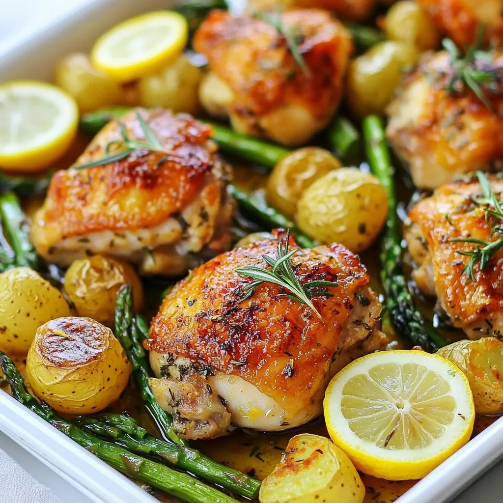 Lemon Herb Chicken Sheet Pan Dinner Delight