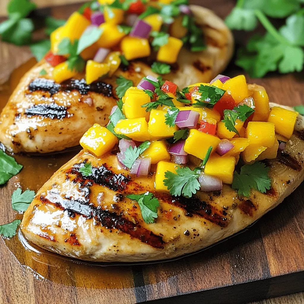 Mango Salsa Chicken Flavorful Grilled Delight