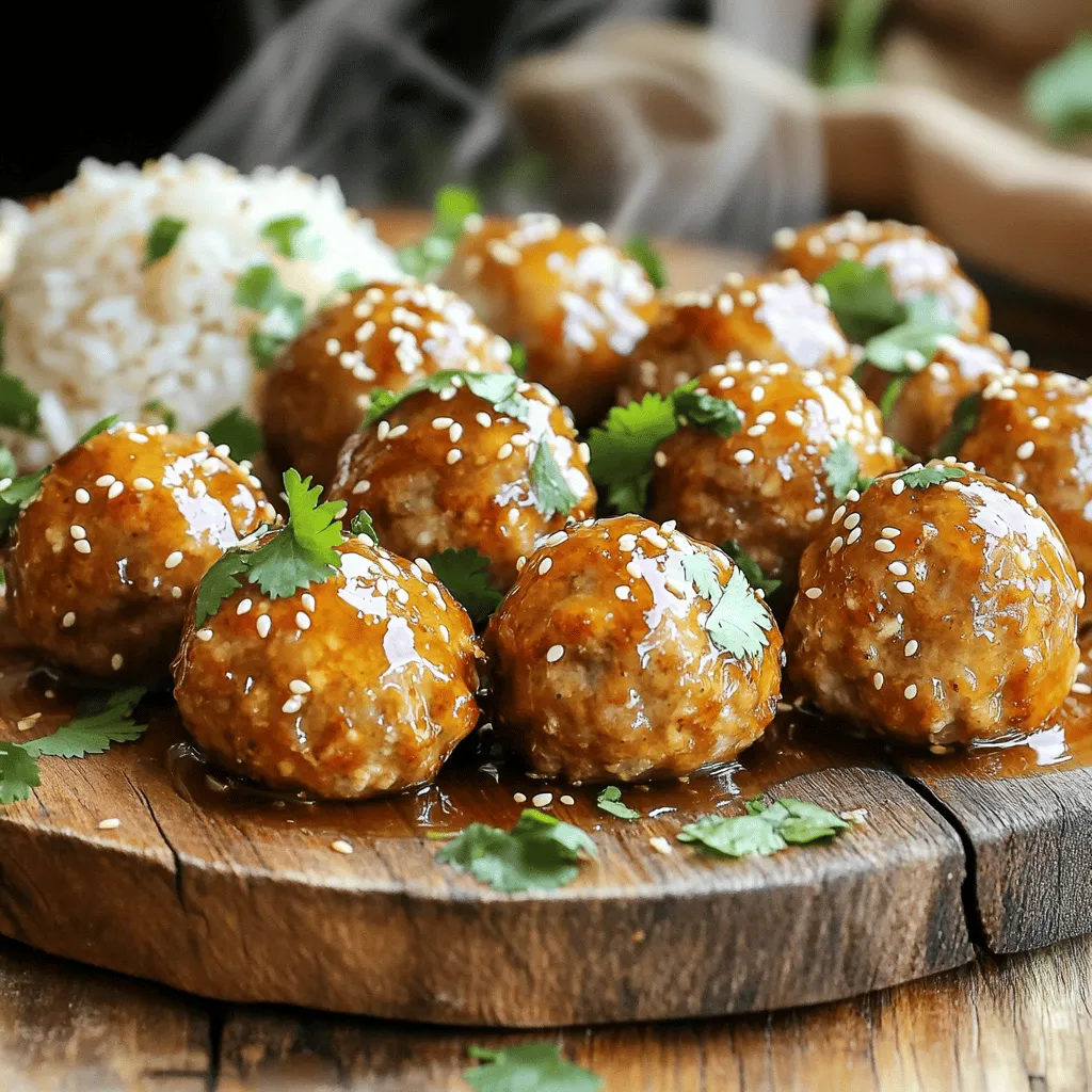 Honey Garlic Turkey Meatballs Tasty and Easy Recipe