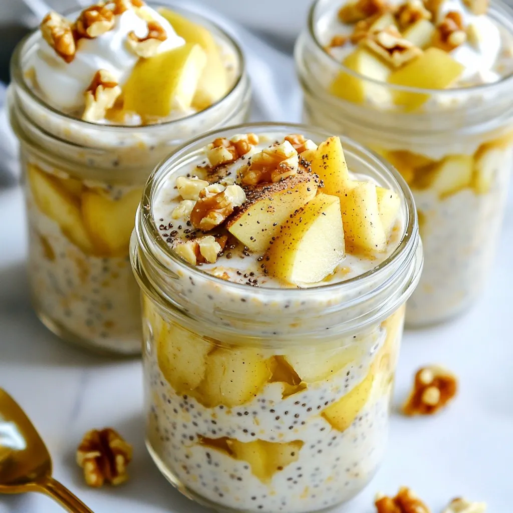 Apple Cinnamon Overnight Oats Easy and Tasty Recipe