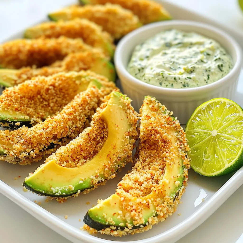 Crispy Avocado Fries Air Fryer Perfect Crunchy Snack