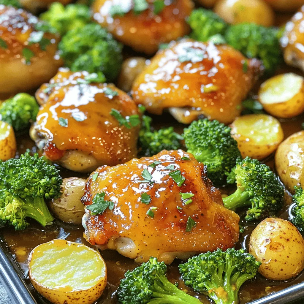 Savory Sheet Pan Honey Mustard Chicken Delight