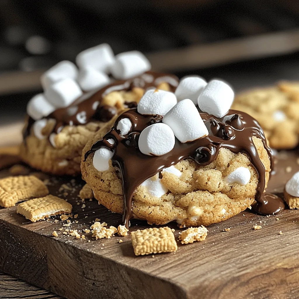 Brown Butter S&#8217;mores Cookies Delightful Flavor Boost