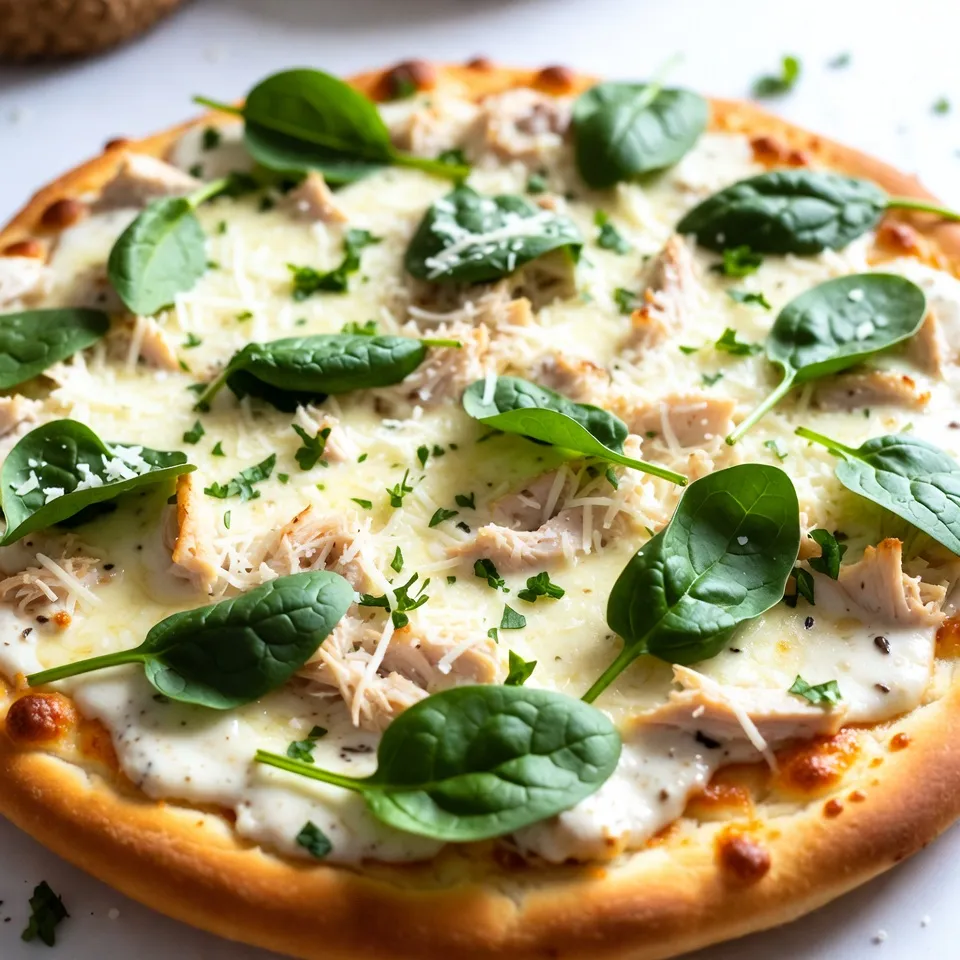 Savory Chicken Alfredo Pizza Quick and Easy Recipe