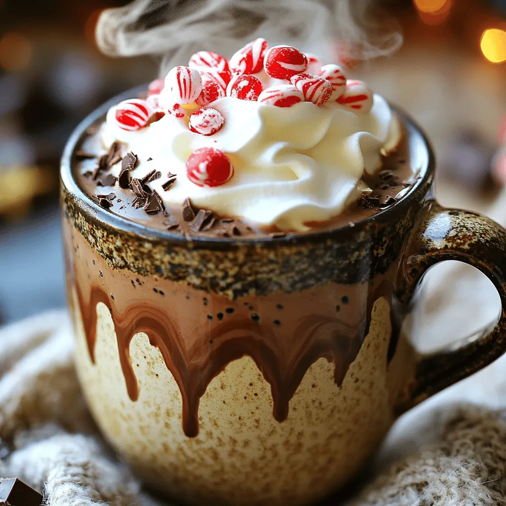 Peppermint Bark Hot Chocolate Irresistible Winter Treat