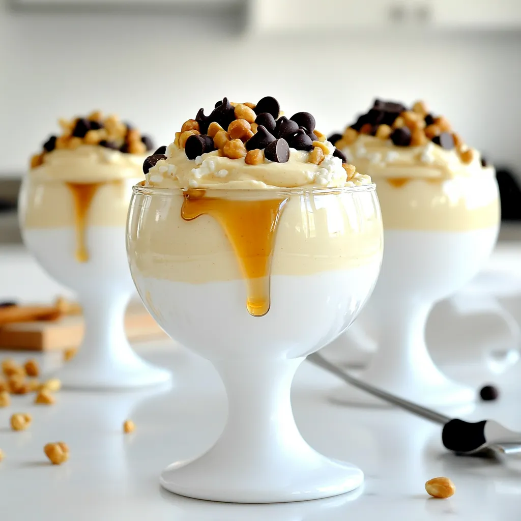 Peanut Butter Cottage Cheese Mousse Rich and Creamy Delight