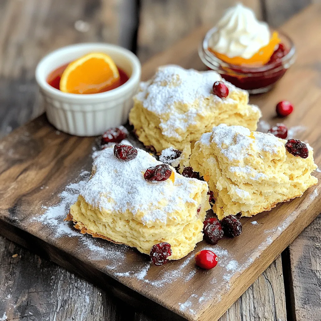 Cranberry Orange Scones Delightful and Easy Recipe
