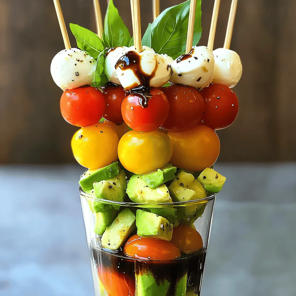 Quick Caprese Salad Skewers Fresh and Flavorful Treat