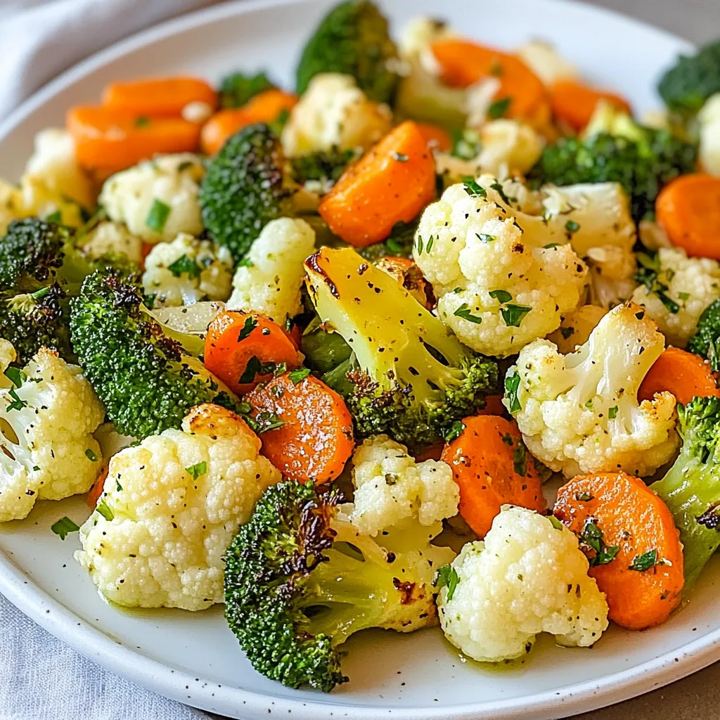 Garlic Herb Roasted Vegetables Flavorful Oven Dish