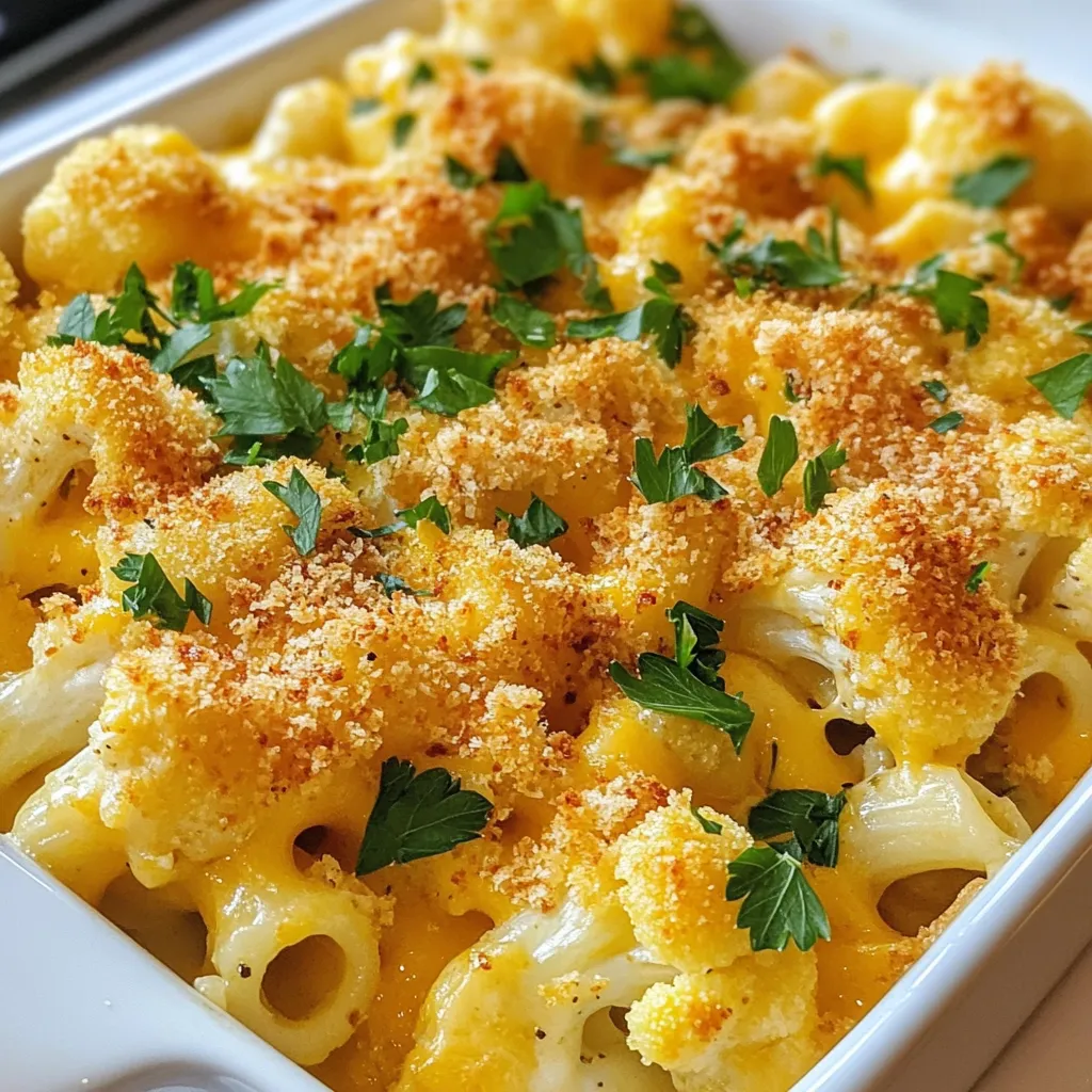 Cauliflower Mac and Cheese Creamy Comfort Food Recipe