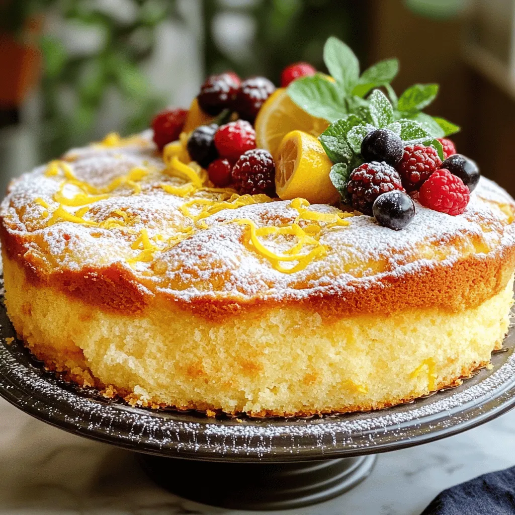 Lemon Cake to Die For Simple and Delicious Recipe