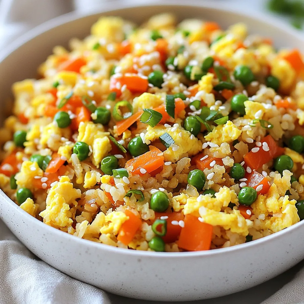 Cauliflower Fried Rice Flavorful and Nutritious Meal