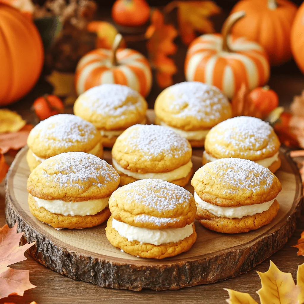 Pumpkin Cheesecake Stuffed Cookies Delightful Treat