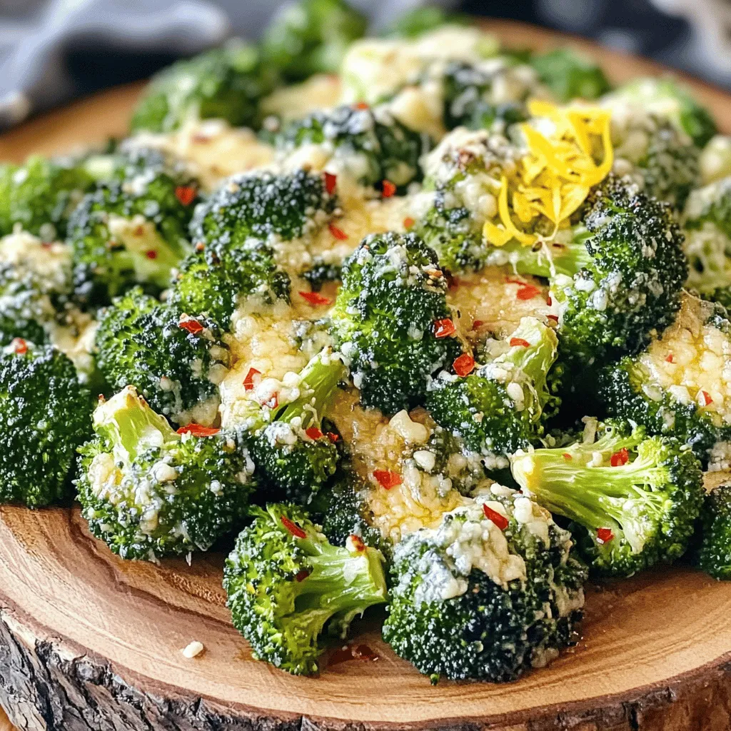 Roasted Garlic Parmesan Broccoli Flavorful Side Dish