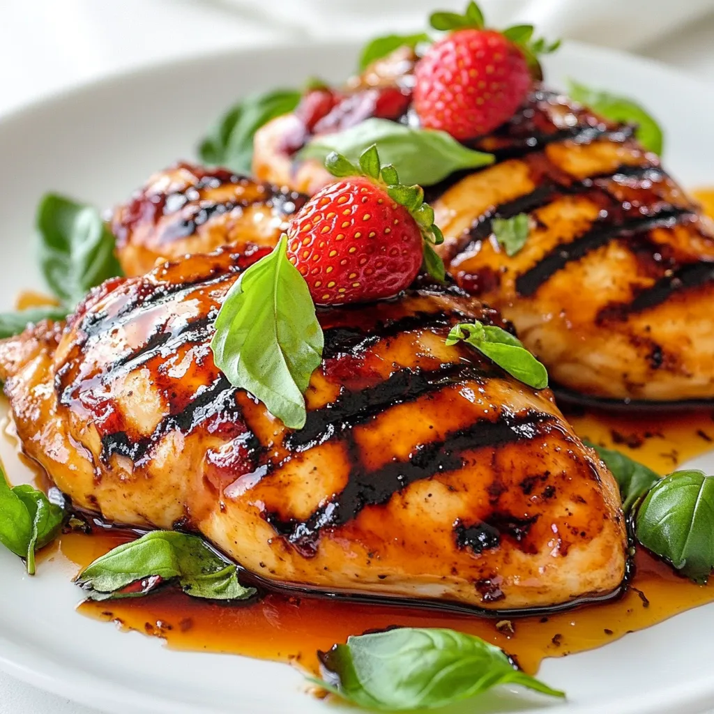 Strawberry Balsamic Chicken Flavorful and Simple Dish