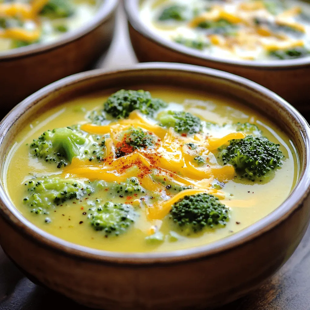 Broccoli Cheddar Soup Simple and Flavorful Recipe