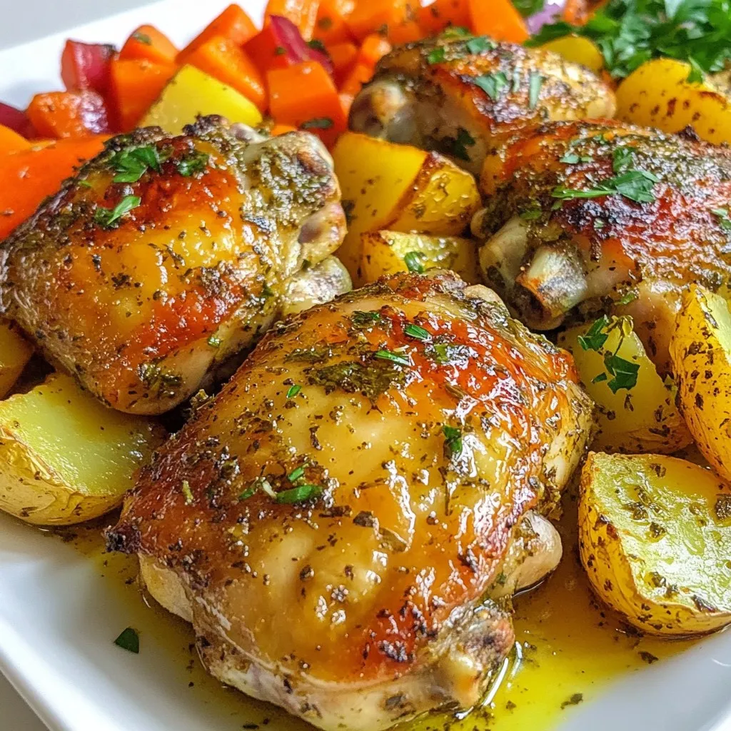 Herb Roasted Chicken &#038; Veggies Simple and Tasty Dish