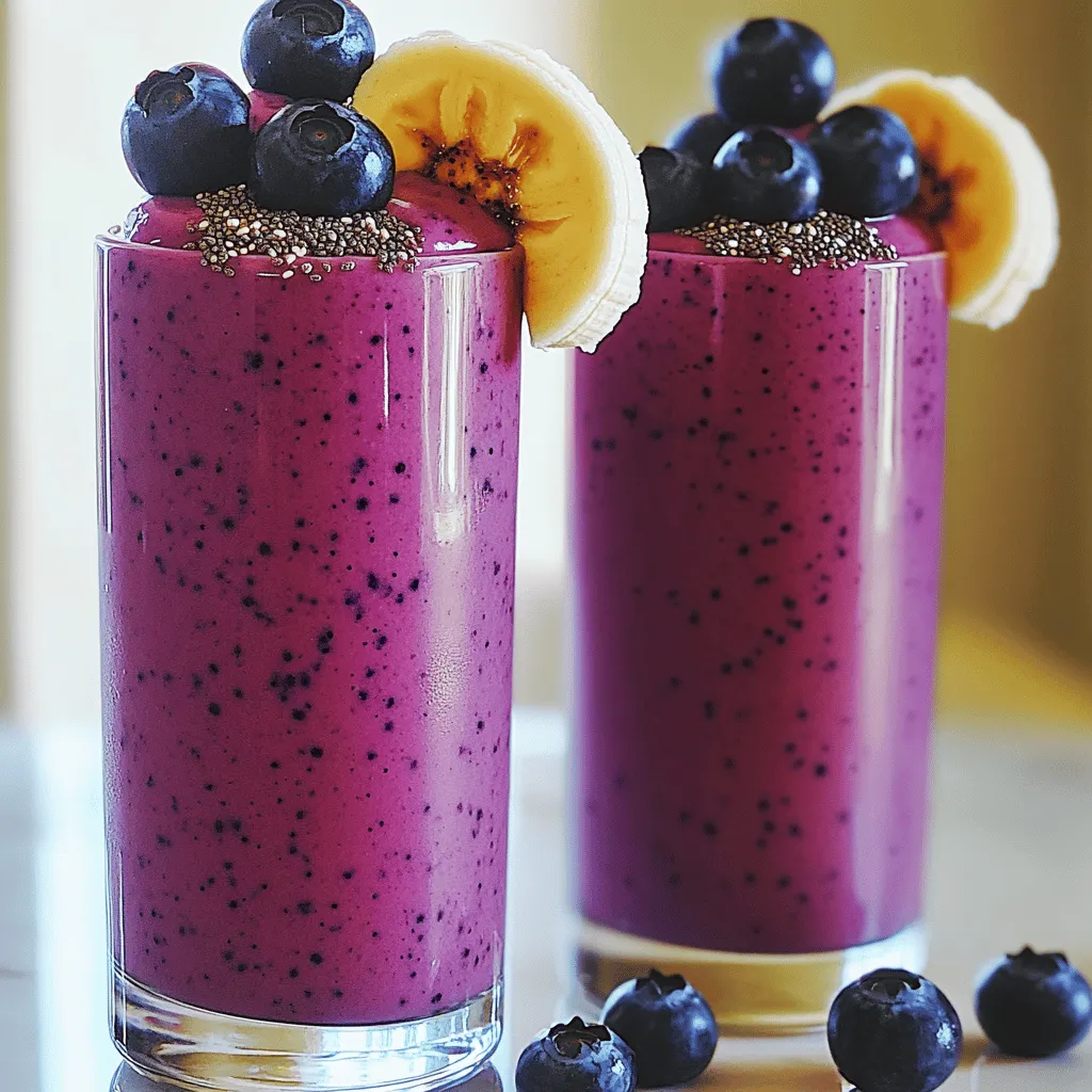 Blueberry Coconut Smoothie Tasty and Nutritious Recipe