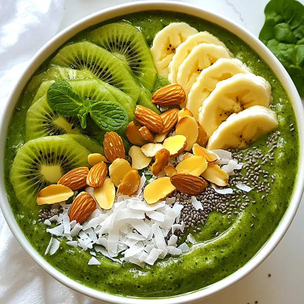 Detox Green Smoothie Bowl Easy Recipe for Health