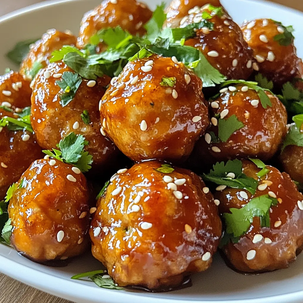 Teriyaki Chicken Meatballs Simple and Flavorful Recipe