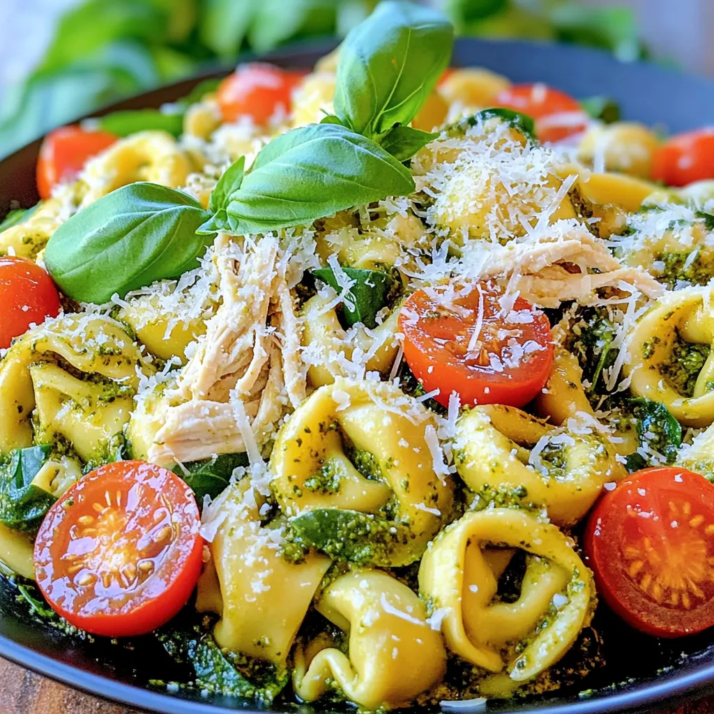 Pesto Chicken Tortellini Quick and Flavorful Dish