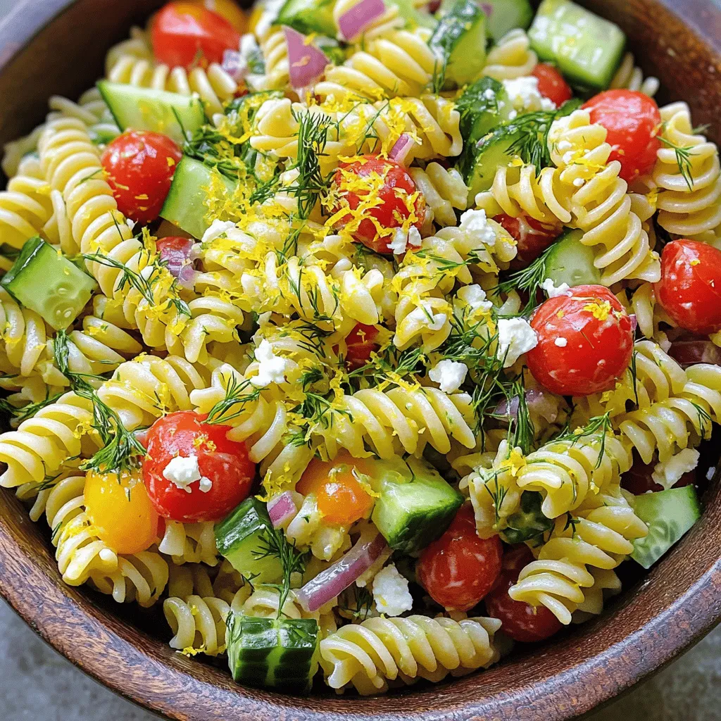 Zesty 13. Lemon Dill Pasta Salad Fresh and Easy Recipe